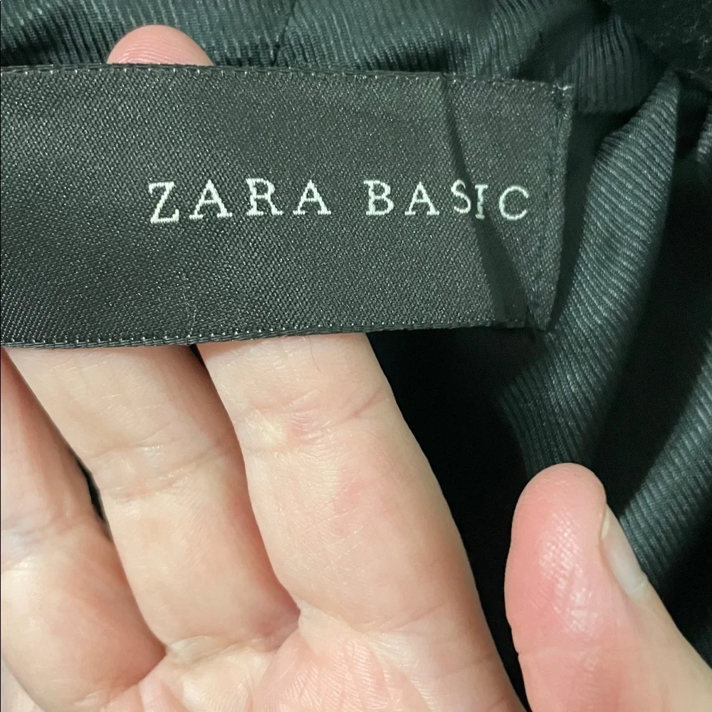 Zara Basic Like New Buffalo Plaid Red & Black Wool Mohair Teddy Jacket Medium - Picture 3 of 12
